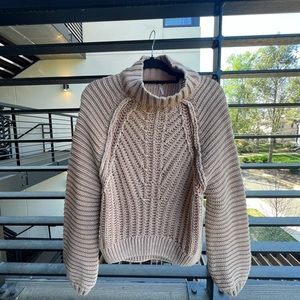 NWT Free People Sand Castle Sweater